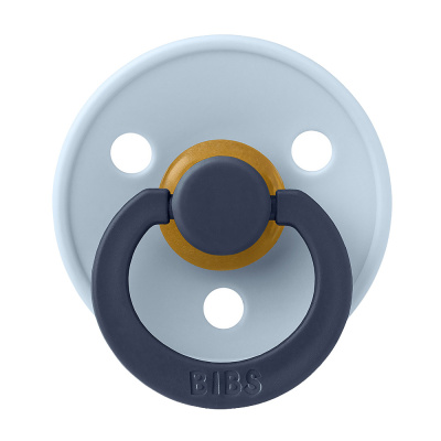 Пустышка латексная Studio Colour Fusion от 6 месяцев Baby Blue/Deep Space Bibs 20028231 1